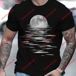 Model 3614 Erkek Yazlık Yuvarlak Yaka Kısa Kollu Günlük Tişört, Yaz