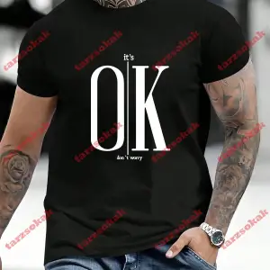 Model 3615 Erkek Yazlık Yuvarlak Yaka Kısa Kollu Günlük Tişört, Yaz