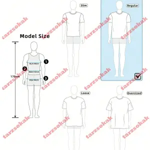 Model 3617 Erkek Yazlık Yuvarlak Yaka Kısa Kollu Günlük Tişört, Yaz