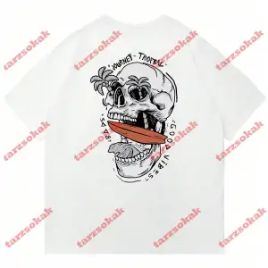 Model 3639 Erkek Yazlık Yuvarlak Yaka Kısa Kollu Günlük Tişört, Yaz