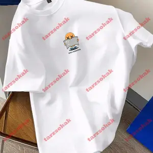 Model 3640 Erkek Yazlık Yuvarlak Yaka Kısa Kollu Günlük Tişört, Yaz