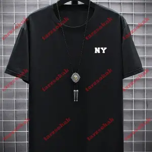 Model 3643 Erkek Yazlık Yuvarlak Yaka Kısa Kollu Günlük Tişört, Yaz