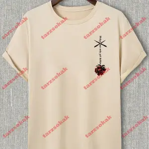 Model 3650 Erkek Yazlık Yuvarlak Yaka Kısa Kollu Günlük Tişört, Yaz