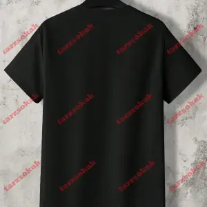 Model 3653 Erkek Yazlık Yuvarlak Yaka Kısa Kollu Günlük Tişört, Yaz