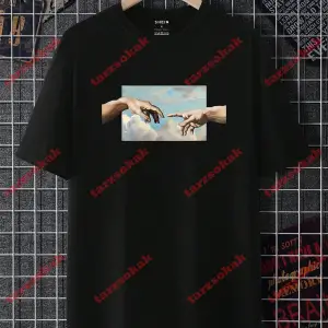 Model 3655 Erkek Yazlık Yuvarlak Yaka Kısa Kollu Günlük Tişört, Yaz