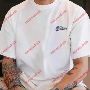 Model 3665 Erkek Yazlık Yuvarlak Yaka Kısa Kollu Günlük Tişört, Yaz