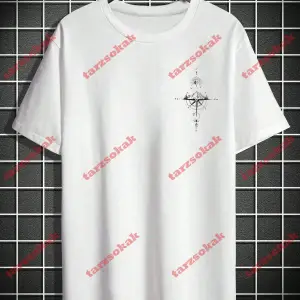 Model 3667 Erkek Yazlık Yuvarlak Yaka Kısa Kollu Günlük Tişört, Yaz