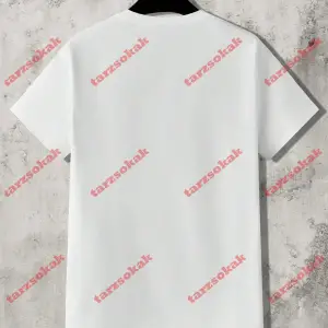 Model 3673 Erkek Yazlık Yuvarlak Yaka Kısa Kollu Günlük Tişört, Yaz