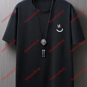 Model 3683 Erkek Yazlık Yuvarlak Yaka Kısa Kollu Günlük Tişört, Yaz