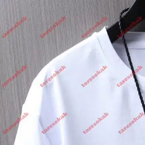 Model 3683 Erkek Yazlık Yuvarlak Yaka Kısa Kollu Günlük Tişört, Yaz