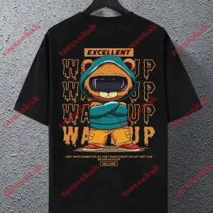 Model 3688 Erkek Yazlık Yuvarlak Yaka Kısa Kollu Günlük Tişört, Yaz