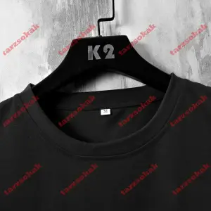 Model 3699 Erkek Yazlık Yuvarlak Yaka Kısa Kollu Günlük Tişört, Yaz