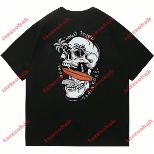 Model 3705 Erkek Yazlık Yuvarlak Yaka Kısa Kollu Günlük Tişört, Yaz