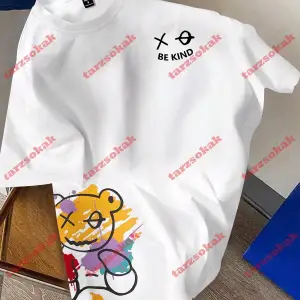 Model 3706 Erkek Yazlık Yuvarlak Yaka Kısa Kollu Günlük Tişört, Yaz