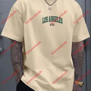 Model 3711 Erkek Yazlık Yuvarlak Yaka Kısa Kollu Günlük Tişört, Yaz