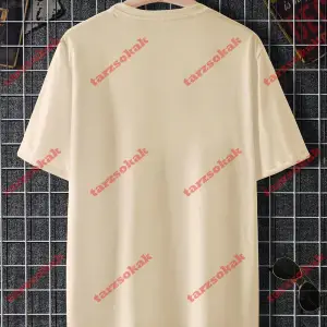 Model 3711 Erkek Yazlık Yuvarlak Yaka Kısa Kollu Günlük Tişört, Yaz