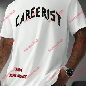 Model 3725 Erkek Yazlık Yuvarlak Yaka Kısa Kollu Günlük Tişört, Yaz