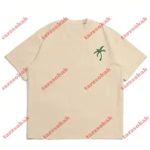 Model 3732 Erkek Yazlık Yuvarlak Yaka Kısa Kollu Günlük Tişört, Yaz