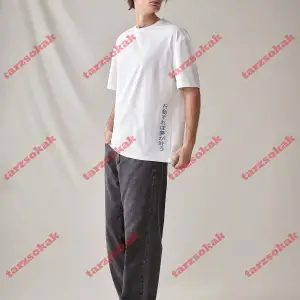 Model 3743 Erkek Yazlık Yuvarlak Yaka Kısa Kollu Günlük Tişört, Yaz