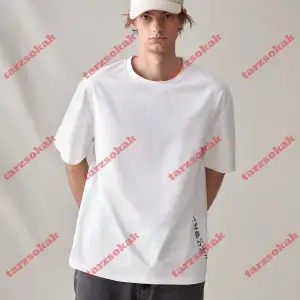 Model 3743 Erkek Yazlık Yuvarlak Yaka Kısa Kollu Günlük Tişört, Yaz