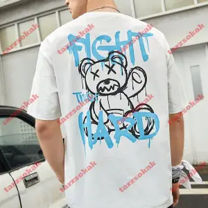 Model 3755 Erkek Yazlık Yuvarlak Yaka Kısa Kollu Günlük Tişört, Yaz