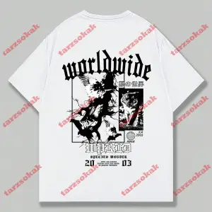 Model 3773 Erkek Yazlık Yuvarlak Yaka Kısa Kollu Günlük Tişört, Yaz