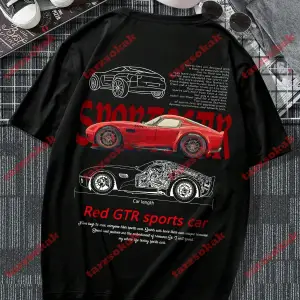 Model 3778 Erkek Yazlık Yuvarlak Yaka Kısa Kollu Günlük Tişört, Yaz