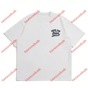 Model 3780 Erkek Yazlık Yuvarlak Yaka Kısa Kollu Günlük Tişört, Yaz