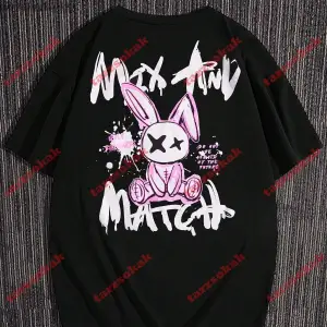 Model 3788 Erkek Yazlık Yuvarlak Yaka Kısa Kollu Günlük Tişört, Yaz