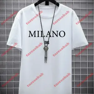 Model 3799 Erkek Yazlık Yuvarlak Yaka Kısa Kollu Günlük Tişört, Yaz