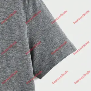 Model 3800 Erkek Yazlık Yuvarlak Yaka Kısa Kollu Günlük Tişört, Yaz