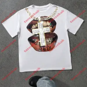 Model 3806 Erkek Yazlık Yuvarlak Yaka Kısa Kollu Günlük Tişört, Yaz