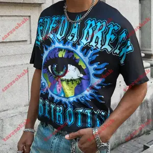 Model 3811 Erkek Yazlık Yuvarlak Yaka Kısa Kollu Günlük Tişört, Yaz