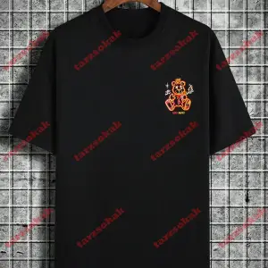 Model 3815 Erkek Yazlık Yuvarlak Yaka Kısa Kollu Günlük Tişört, Yaz