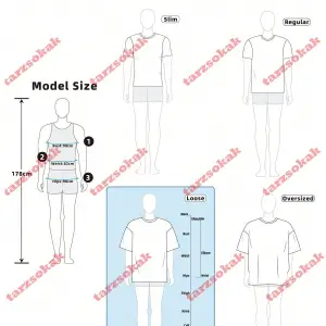 Model 3825 Erkek Yazlık Yuvarlak Yaka Kısa Kollu Günlük Tişört, Yaz