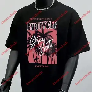 Model 3841 Erkek Yazlık Yuvarlak Yaka Kısa Kollu Günlük Tişört, Yaz