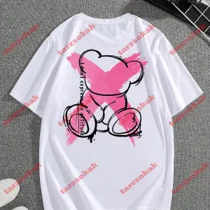 Model 3867 Erkek Yazlık Yuvarlak Yaka Kısa Kollu Günlük Tişört, Yaz