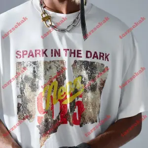 Model 3868 Erkek Yazlık Yuvarlak Yaka Kısa Kollu Günlük Tişört, Yaz