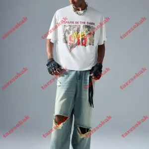 Model 3868 Erkek Yazlık Yuvarlak Yaka Kısa Kollu Günlük Tişört, Yaz