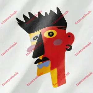 Model 3874 Erkek Yazlık Yuvarlak Yaka Kısa Kollu Günlük Tişört, Yaz