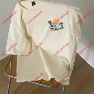 Model 3876 Erkek Yazlık Yuvarlak Yaka Kısa Kollu Günlük Tişört, Yaz