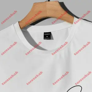 Model 3882 Erkek Yazlık Yuvarlak Yaka Kısa Kollu Günlük Tişört, Yaz