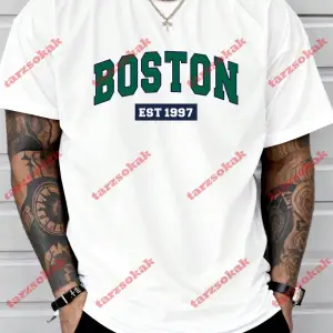 Model 3893 Erkek Yazlık Yuvarlak Yaka Kısa Kollu Günlük Tişört, Yaz