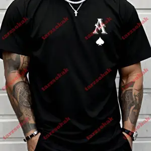 Model 3903 Erkek Yazlık Yuvarlak Yaka Kısa Kollu Günlük Tişört, Yaz