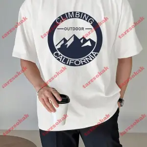 Model 3909 Erkek Yazlık Yuvarlak Yaka Kısa Kollu Günlük Tişört, Yaz