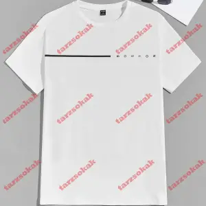 Model 3945 Erkek Yazlık Yuvarlak Yaka Kısa Kollu Günlük Tişört, Yaz