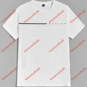 Model 3945 Erkek Yazlık Yuvarlak Yaka Kısa Kollu Günlük Tişört, Yaz