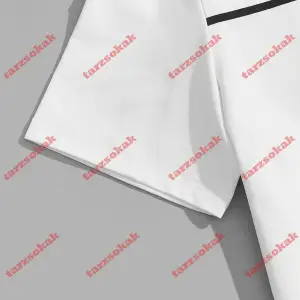 Model 3945 Erkek Yazlık Yuvarlak Yaka Kısa Kollu Günlük Tişört, Yaz