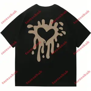 Model 3965 Erkek Yazlık Yuvarlak Yaka Kısa Kollu Günlük Tişört, Yaz