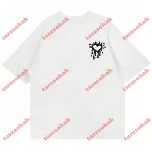 Model 3965 Erkek Yazlık Yuvarlak Yaka Kısa Kollu Günlük Tişört, Yaz